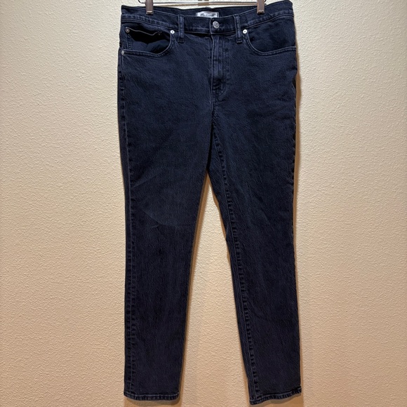 Madewell The Slim Boyjean Black Lunar Wash Jeans Size 28 - Picture 3 of 11